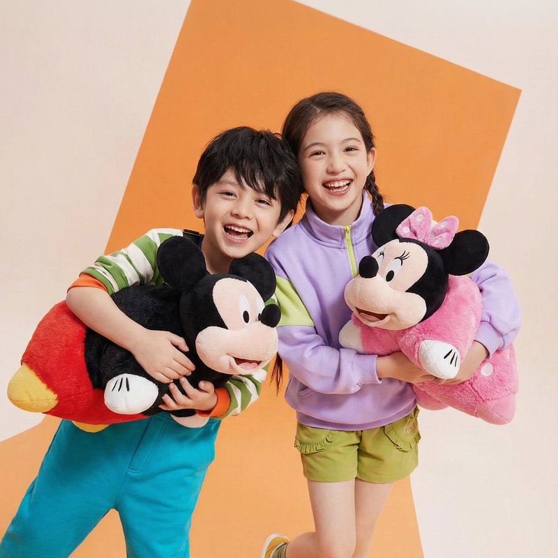 Disney Pink Minnie Mouse and Mickey Mouse Plush Pillow Pet Combo Pack - Image 4