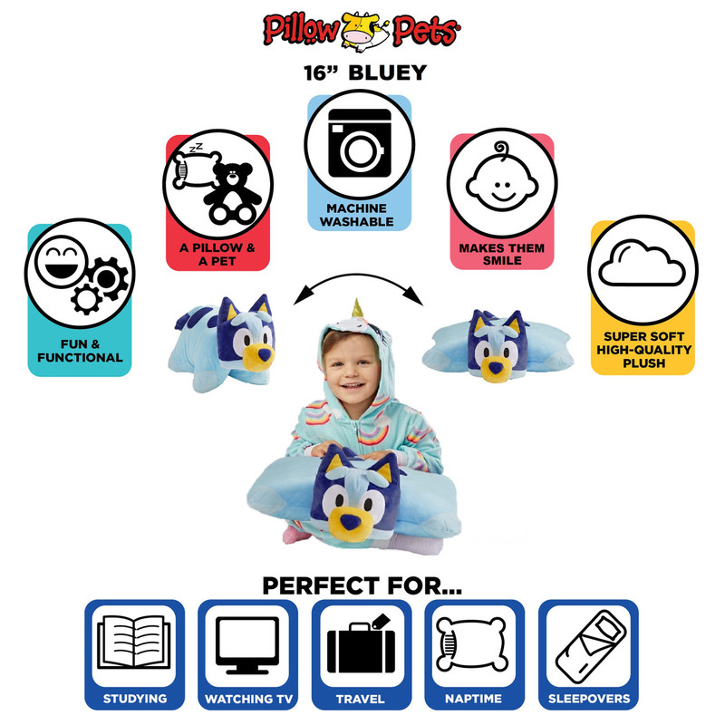 BBC Bluey Plush Pillow Pet and Sleeptime Lite Combo Pack - Image 6