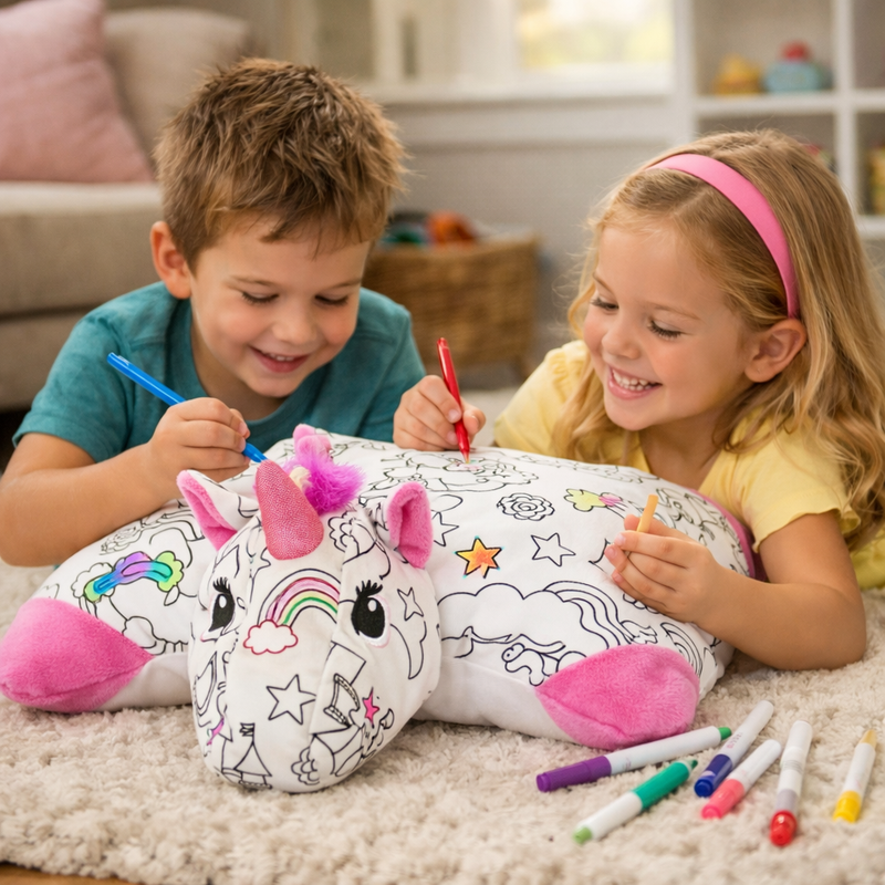 Color On Unicorn Pillow Pet - Image 5