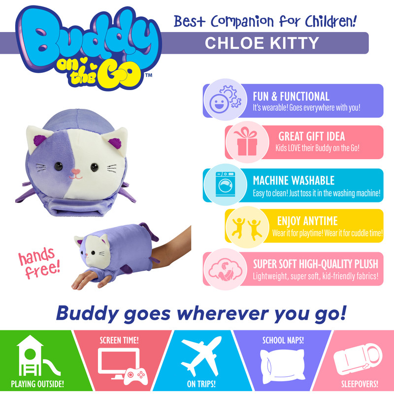 Buddy on the Go Plush - Chloe Kitty - Image 5