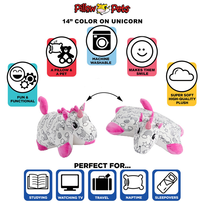 Color On Unicorn Pillow Pet - Image 6