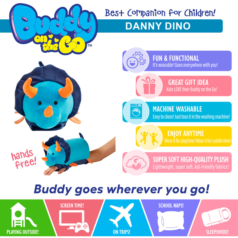 Buddy on the Go Plush - Danny Dino - Image 5