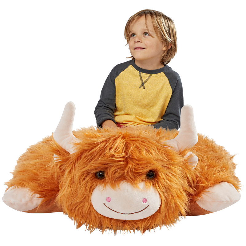 Highland Cow Jumbo 30"" Plush Pillow Pet - Image 3