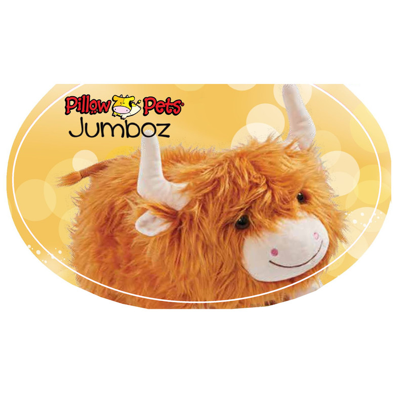 Highland Cow Jumbo 30"" Plush Pillow Pet - Image 6