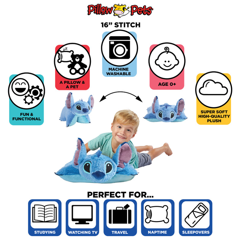 Angel and Stitch Plush Pillow Pet Combo Pack - Image 7