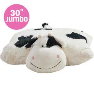 Cozy Cow Jumbo 30"" Plush Pillow Pet