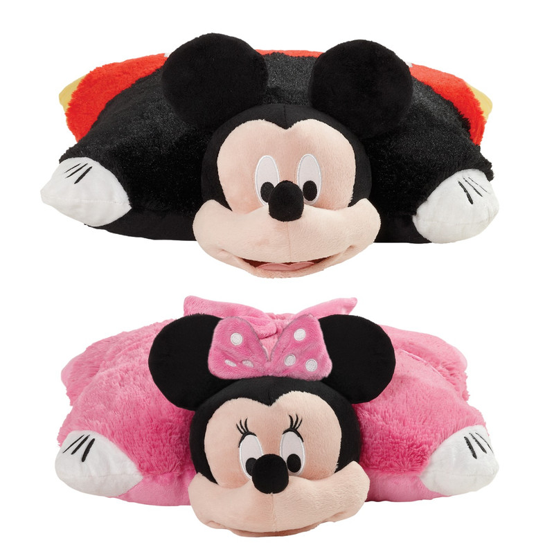 Disney Pink Minnie Mouse and Mickey Mouse Plush Pillow Pet Combo Pack - Image 2
